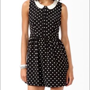 F21 Cutout Polka Dot dress